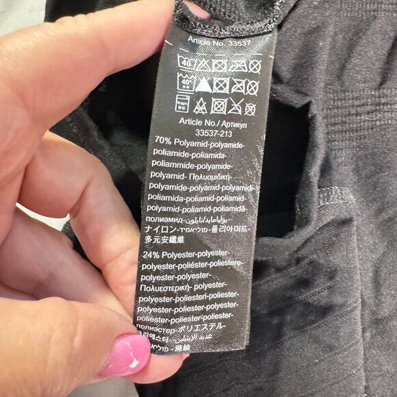 Falke Ergonomic Sport System Base Layer Top Black Long Sleeve Men's Medium - Picture 7 of 7